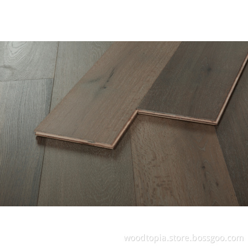 Supply solid flooring Oak engineered dark wood flooring